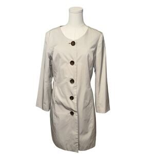 Vertigo Paris Ivory Car Coat Sz XL